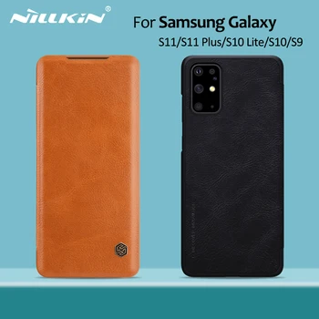 20 pastaba Ultra Samsung S20 atveju NILLKIN Derliaus Čin Flip Cover piniginė PU odos PC back cover For Samsung Galaxy S20 atveju