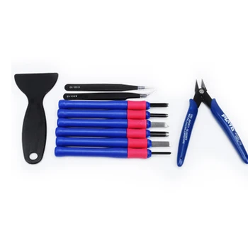 10vnt įrankių rinkiniai Remonto peilis, Pincetas Kastuvu clipper modelis pašalinimo Clean-up a8 cr10 ender 3 anycubic UV tornadas 3d spausdintuvas