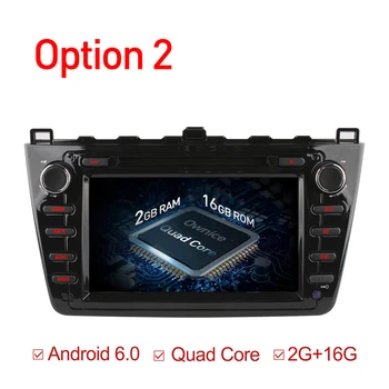 Ownice C500 8 colių HD 1024*600 Octa Core Android 6.0 Automobilių Radijo DVD GPS grotuvo Mazda 6 2 GB RAM, 32 GB ROM Paramos WIFI 4G BT