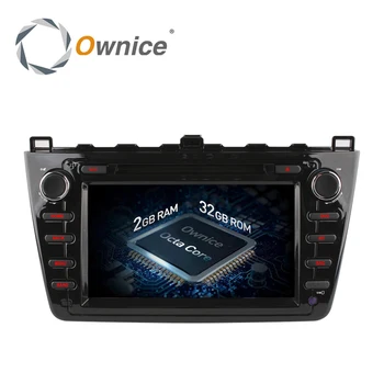 Ownice C500 8 colių HD 1024*600 Octa Core Android 6.0 Automobilių Radijo DVD GPS grotuvo Mazda 6 2 GB RAM, 32 GB ROM Paramos WIFI 4G BT