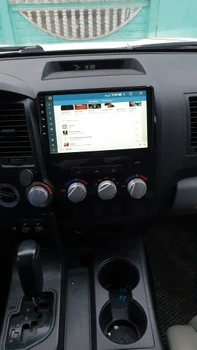 Android 10.0 4+64GB Automobilių GPS Navigacijos Toyota Tundra 2008-2017 PX6 Automobilių Radijo DVD Auto Stereo Multimedia Player Galvos Vienetas IPS