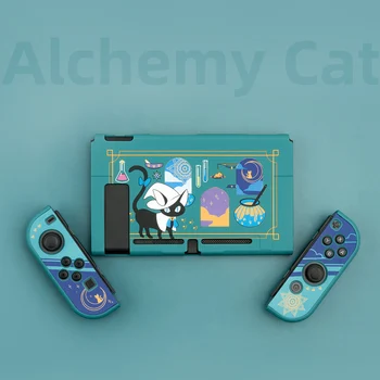 Alchemija Katė Jungiklis Apsauginį Kiautą Hard Cover Atsparus Smūgiams JoyCon Valdytojas Padalinta Būsto Atveju Nintendo Jungiklis Priedai