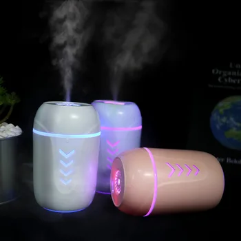 3 1. Ultragarsinis Oro Drėkintuvas Nešiojamų šalto Rūko Aromatas Oro Aliejus Difuzoriaus Romantiškų Spalvų LED Lempos Humidificador Rūkas Maker