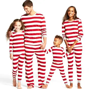 Šeimos Atitikimo Juostele Komplektus 2020 Linksmų Kalėdų, Naujųjų Metų Pižama Nustatyti Kalėdos Suaugusiems, Vaikams, Moterims, Pižamos Naktiniai Drabužiai Sleepwear