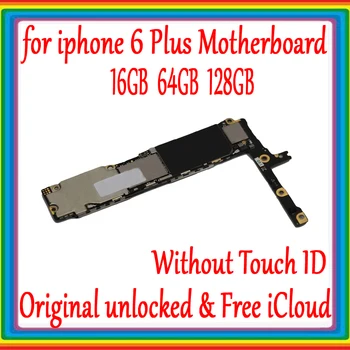 Nemokamai iCloud iphone 6 Plius 5,5 colių Plokštė be Touch ID,Geros Išbandyti iphone 6P Logika valdybos Original atrakinta