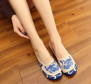 Cresfimix chaussures plokštės supilkite femmes moterų mielas jaukus butas avalynė bateliai lady retro mėlyna pavasario vasaros plokšti batai c2213