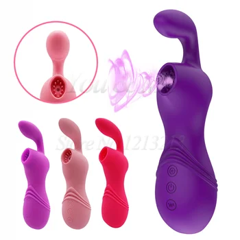 12 Greičio Kvėpavimo Skatinti Massager USB Įkrovimo Čiulpia Spenelių Vibratorius & Klitorio Čiulpti Stimuliatorius Orgazmas Moters Sekso Žaislai