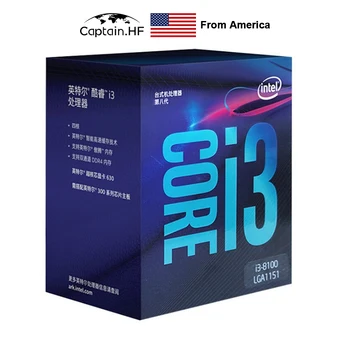 Procesorius Intel Core i3 9100F Pakuotėje Stalinis Kompiuteris CPU Procesorius Be Nustatyti Ekrano 1151 Pin