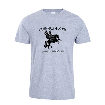 Stovykla marti T-shirt Percy Jackson Filmo Marškinėliai Long Island Sound graikų Demi Dievas Tee marškinėliai Herojai 