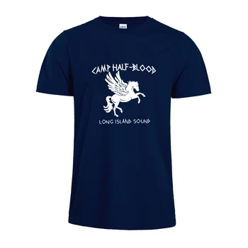 Stovykla marti T-shirt Percy Jackson Filmo Marškinėliai Long Island Sound graikų Demi Dievas Tee marškinėliai Herojai 