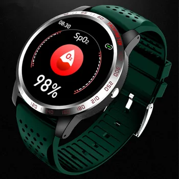 Smartwatch apyrankė, didelis ekranas, EKG sveiką širdies susitraukimų spaudimas kraujo deguonies vandeniui žingsnis skaitiklis 