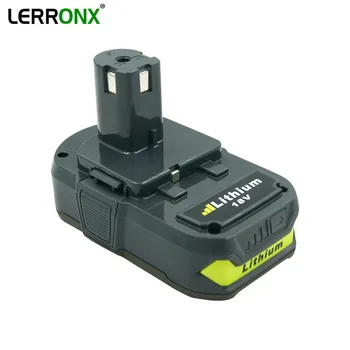 LERRONX Belaidžius Gręžimo Pakaitinis akumuliatorius 18v 2.5 Ah Li jonų bateria už Ryobi VIENAS P103 P104 P105 P107 P108 P109