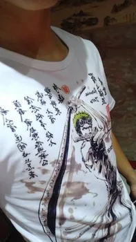 Anime One Piece T-Shirt Japonijos Anime Roronoa Zoro Luffy Cosplay Dažai, Tapyba T Marškinėliai Topai Naujas Vasaros Trumpas raglan Rankovėmis Tees