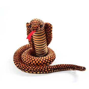110cm Naujas Modeliavimo Kobra Pliušinis Žaislas Gyvūnų Gyvatė Įdaryti Žaislas, Vaikų Žaislus, Namų Puošybai Kalėdų Dovanos