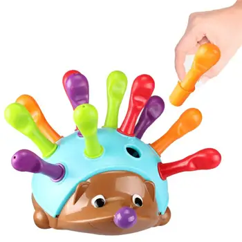 Vaikai Įterpti Ežys Įspūdį Žaislas Montessori Pastato Modelis Koncentracija Mokymo Rankų judesių Koordinavimą Kūdikių Švietimo Žaislas