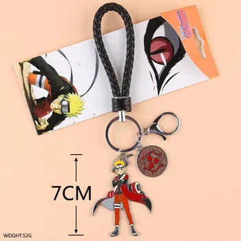 5 Vnt./daug Anime Naruto Kakashi Itachi Uchiha Sasuke Keychain trimatis lydinio Pav. pakabukas žaislai dovana