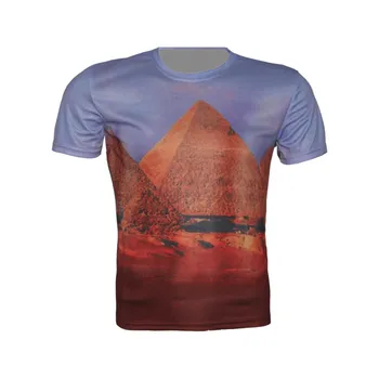 Vaikai 3D Drabužius Camisetas Mujer marškinėliai Berniukams Mergina Kiaulpienių Pasaulio Žemėlapyje Hamburger Piramidės T-shirt Vasaros Vaikų Juokinga Tshirts