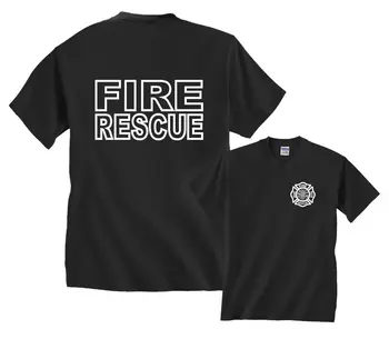 Priešgaisrinės Gelbėjimo Ugniagesiai Oficialiai Gaisrininkai Pavarų T-Shirt Vyrų Mados Marškinėliai Hipster Viršūnes Trumpas Rankovės Tees