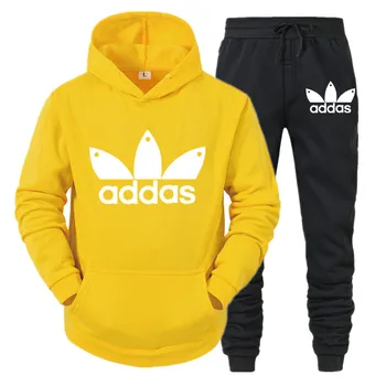 Rudenį ir žiemą, nauji vyriški drabužiai tiktų sportinę 2-piece hoodie + pants vyriškos sporto kostiumas 2021 karšto pardavimo sportinę aprangą