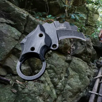 DAOMACHEN Mini karambit letena peilį, lauko kempingas džiunglių išgyvenimo mūšis nešiojamų peilis rinkimo, medžioklės peilius, EDC