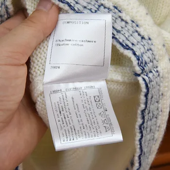 2020 m. Rudenį Dizaineris Aukštas moterų qualuty 81%Kašmyras pusė rankovių susagstomi megztiniai Prašmatnus moterų V-kaklo kišenės megztos liemenės C222