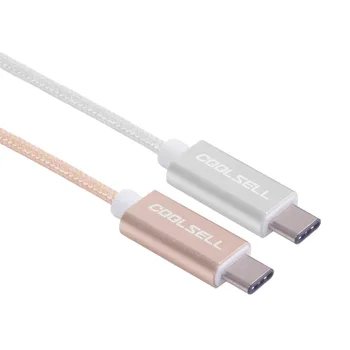 Coolsell Lydinio Spalvotų USB 3.1 Tipas C C USB Laidas Duomenų Sync & Charge Cable for Apple Mackbook 12inch 