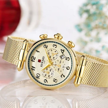 APDOVANOTI Nauja Moterų Mados Rose Gold Nerūdijančio Plieno Žiūrėti Paprastas Kvarcas Lady Vandeniui Laikrodis Moterų Laikrodžiai reloj mujer
