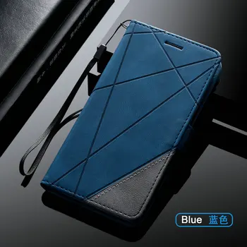 Odinis Kortelių Lizdą ir Flip Case for Samsung Galaxy A70 A50 A40 A30 A20e A10s 50 S Piniginės Padengti 360 Saugoti Samsung A50 Atveju