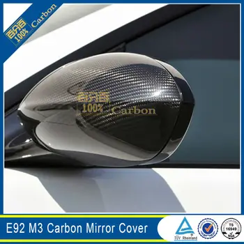 E92 M3 Stiliaus anglies pluošto Veidrodis Padengti BMW E92 m3 Stiliaus šoninis veidrodis apima pakeitimo