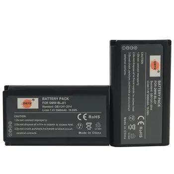 DSTE 2VNT NT-BLJ31/NT-BLJ31e Fotoaparato Baterija Panasonic NT-BGS1R,Lumix DC-S1,DC-S1R,DC-S1H