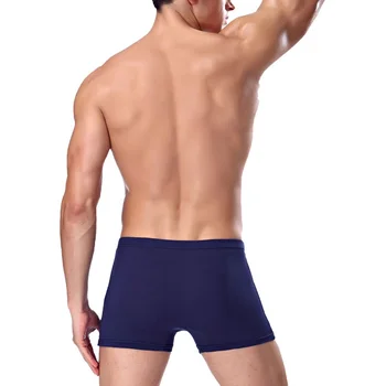 Modalinis Vyrų Boksininkų trumpikes Men ' s Underwear Brand Sexy Juoda Modalinis Bokser Homme Boxershorts Kelnės Trumpos Y839