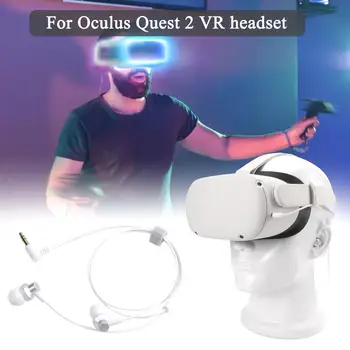 VR Priedai laidų Ausinės Už Oculus Quest 2 VR Ausines Gilus Baritonas Ausinių 3D 360 Laipsnių Garso Ausines Oculus Quest2