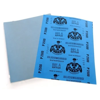 10vnt vokietijos Matador švitriniu popieriumi Smėlio Popieriaus Smėlis 2500 Abrazyvinio Šlifavimo Popieriaus Vandeniui