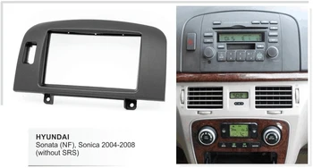 Dvigubo Din Facia už Hyundai Sonata (NF),Sonica 2004-2008 Radijo DVD Stereo CD Skydelis Brūkšnys Rinkinys Apdaila Fasciją Plokštė, Rėmas