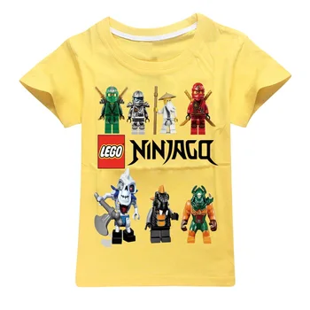 Berniukų marškinėliai 2020 m. Vasarą Vaikai Ninjago T Marškinėliai Medvilnės Viršuje Tees Berniukų, Mergaičių marškinėlius Kostiumas Berniukams, Drabužiai Vaikams, Drabužiai, 2-16y