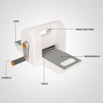 Įvairių Popieriaus Pjaustymo Mašinos, Popieriaus Meno Ranka Purtyti Presavimo Mašina 