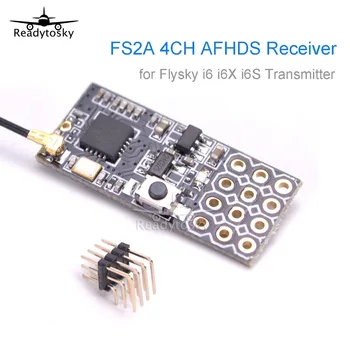 FS2A 4CH AFHDS 2A Mini Imtuvas Suderinamas PWM Išėjimo už Flysky i6 i6X i6S Siųstuvas