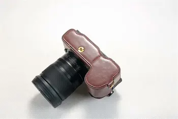 Naujas Pu Odos Fotoaparato Krepšys Krepšys Pusę Kūno, Su Riešo Dirželis Nikon Z6 Z7 Fotoaparato Maišus