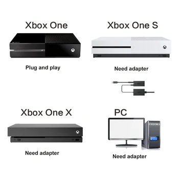 Greitas Pristatymas Kinect Adapteris, Skirtas XBOX ONE S Kinect 2.0 Adapteris ES/JAV Prijunkite USB KINTAMOSIOS srovės Adapteris, Maitinimo Xbox Vieną S/X