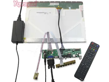 Yqwsyxl Rinkinys B156XTT01.0 B156XTT01.2 TV+HDMI+VGA+AV+USB LCD LED ekrano Valdiklio Tvarkyklę Valdyba