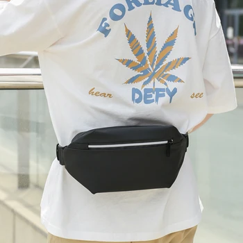 Fengdong mažosios sporto juosmens krepšys vyrams mini vandeniui juosmens pack krūtinės diržas maišelį kovos vagystės kelionės telefonas maišelį šviesą atspindinčios juostelės