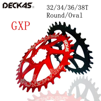 DECKAS GXP, neįtikėtinai stiprios MTB Turas/Ovalo formos Grandinės Ring Road Dviratis Kalnų Dviračių Chainwheel 32/34/36/38T SRAM GXP X1 XX1 XO1 GX XO X9