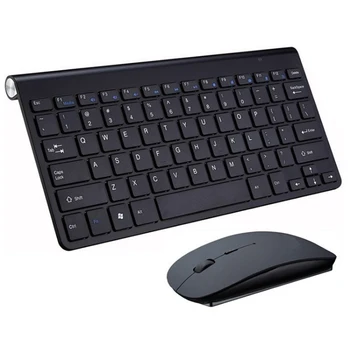 Naujas Atvykimo Mini Nešiojamieji Pelė, Klaviatūra Nustatyta Combo 2.4 G Slim Multimedia Kompiuteris, Wireless Keyboard