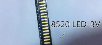100VNT Už LG SMD 8520 LED Apšvietimas 0.5 W 3V Cool white 50-55LM TV Taikymas