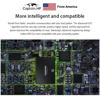 JAV Kapitonas Kietojo Disko 860 EVO 1tb talpos 2.5 colio SATA3 SSD MZ-76E1T0B/KN Nešiojamieji kompiuteriai, Nešiojamieji kompiuteriai, KOMPIUTERIO,