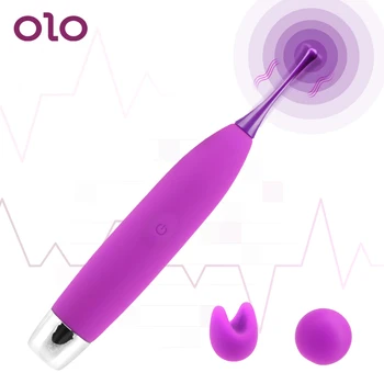 OLO G Spot Clit Stimuliatorius Vibratorius atsparus Vandeniui AV Vibracija, Lazdos Stiprus Dažnio Orgazmas Spenelių Massager Sekso Žaislai Moterims