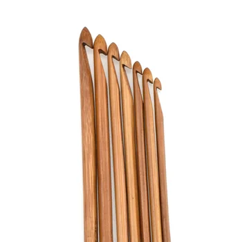 7 Vnt/set Bambuko Magija Mezgimo Virbalai puošybinės dydis 3.5-6.5 mm, Mama 