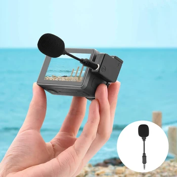 Už DJI Osmo Kišenėje Osmo Veiksmų 3.5 mm Mini Mikrofonas, Mic, Audio Adapteris, skirtas Osmo Kišenėje VEIKSMŲ Pratęsimo Fotoaparato Priedai