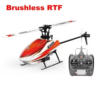XK K110 6CH Brushless 3D-6G Sistemą, RC Sraigtasparnis RTF su FUTABA S-FHSS