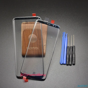 Samsung Galaxy S S8 S9 Plus S8+ S9+ Pastaba 8 9 S10e Priekiniai Ekranas LCD Stiklo Objektyvas, Išorinis Stiklo Remontas, Pakeitimas